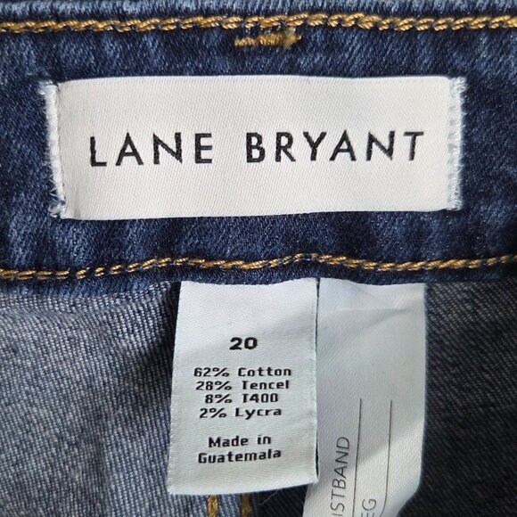 Lane Bryant Dark Wash Wide Leg Jeans - Picture 11 of 12